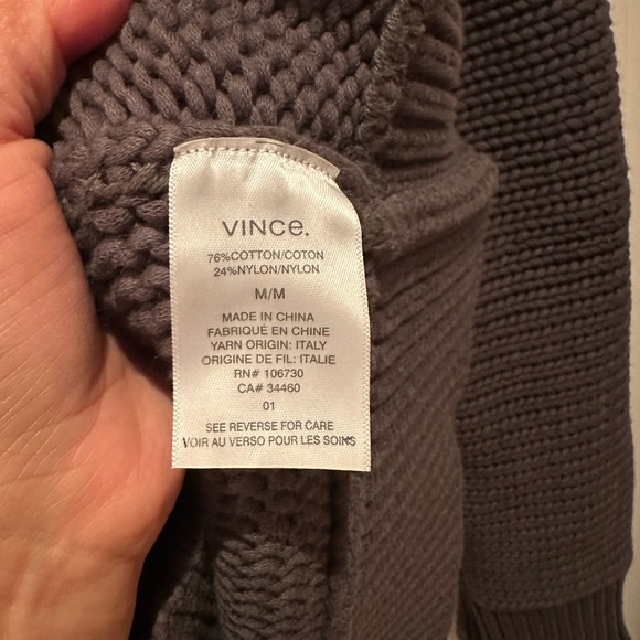 Vince Double Breasted Shawl Collar Cardigan Sweater size M - Picture 5 of 6